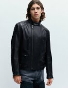 HUGO De piele geacă Lewis | Regular Fit