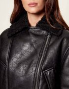 HUGO Geacă Anisse-1 | Oversize fit | shearling