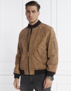 HUGO Geacă bomber Leato | regular fit | piele întoarsă