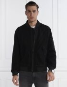 HUGO Geacă bomber Leato | regular fit | piele întoarsă