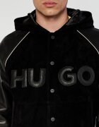 HUGO Geacă bomber Loder | regular fit | piele întoarsă