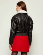 HUGO Geacă de piele bomber Limaos | regular fit