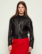 HUGO Geacă de piele bomber Limaos | regular fit