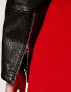 HUGO Geacă de piele bomber Limaos | regular fit