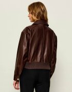 HUGO Geacă de piele Laceila | Cropped Fit