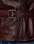 HUGO Geacă de piele Laurila | Oversize fit