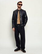 HUGO Geacă de piele Likos | Slim Fit