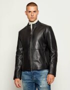 HUGO Geacă de piele Lokis-3 | Slim Fit
