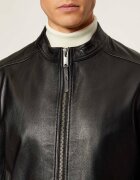 HUGO Geacă de piele Lokis-3 | Slim Fit