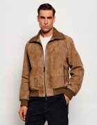 HUGO Geacă Laines | piele întoarsă | regular fit