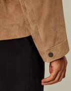 HUGO Geacă Loridge | regular fit | piele întoarsă