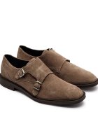 HUGO Pantofi monk Gryff | piele întoarsă