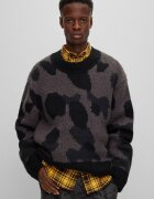 HUGO Pulover Sattiner | Oversize fit cu adaos de lână