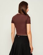 HUGO Tricou Delanor | Cropped Fit