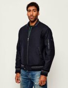 Iceberg De lână geacă bomber | regular fit cu adaos de mătase