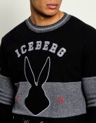 Iceberg De lână pulover | regular fit cu adaos de mătase