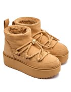 Inuikii Bocanci Classic Low Platform | piele întoarsă