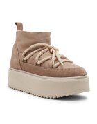 Inuikii Bocanci Classic Low Platform | piele întoarsă | lână