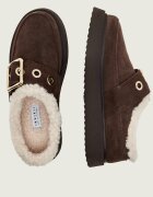 Inuikii Bocanci Micro Buckle | piele întoarsă | shearling