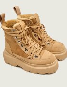 Inuikii Botine cu platformă MATILDA | shearling | piele întoarsă