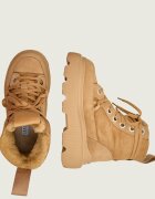 Inuikii Botine cu platformă MATILDA | shearling | piele întoarsă