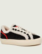 Inuikii Căptușite sneakers Lila | piele întoarsă | shearling