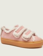 Inuikii Căptușite sneakers Low Velcro Pastelle | piele întoarsă (zamsz) | cu adaos de lână | shearling