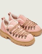 Inuikii Pantofi Echo Low | shearling | piele întoarsă (zamsz) | cu adaos de lână