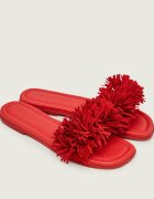 Inuikii Șlapi FRINGES FLOWER | piele întoarsă