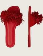 Inuikii Șlapi FRINGES FLOWER | piele întoarsă