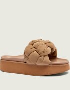 Inuikii Șlapi Puffer Braided cu adaos de piele
