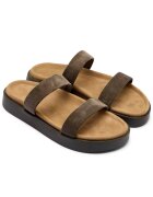 Inuikii Șlapi Strappy | piele întoarsă