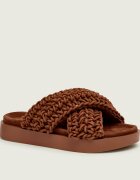 Inuikii Șlapi WOVEN | piele întoarsă
