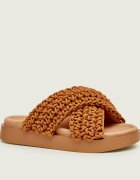 Inuikii Șlapi WOVEN | piele întoarsă