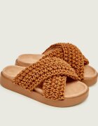 Inuikii Șlapi WOVEN | piele întoarsă