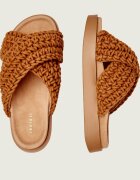 Inuikii Șlapi WOVEN | piele întoarsă
