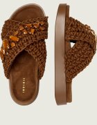 Inuikii Șlapi Woven Stones | piele întoarsă