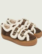 Inuikii Sneakers Low | shearling | piele întoarsă