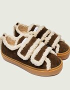 Inuikii Teniși din piele Velcro | shearling