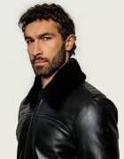 Joop! Geacă de piele Cleary-Wf | regular fit