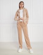 Juicy Couture Pantaloni de trening Del Ray Classic Velour Pant Pocket Design GOLD HW | Regular Fit