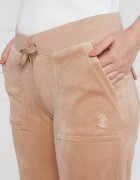 Juicy Couture Pantaloni de trening Del Ray Classic Velour Pant Pocket Design GOLD HW | Regular Fit