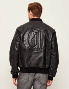 Just Cavalli Geacă de piele bomber | regular fit