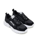 Just Cavalli Sneakers cu adaos de piele