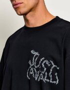 Just Cavalli Tricou Chain Leopard | Oversize fit