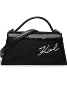 Karl Lagerfeld Cufăr k/signature cu adaos de piele