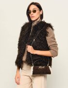 Karl Lagerfeld Cufăr K/Signature | piele întoarsă | shearling