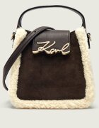 Karl Lagerfeld Cufăr K/Signature | piele întoarsă | shearling