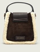 Karl Lagerfeld Cufăr K/Signature | piele întoarsă | shearling