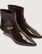 Karl Lagerfeld De piele botine cu toc Pasha